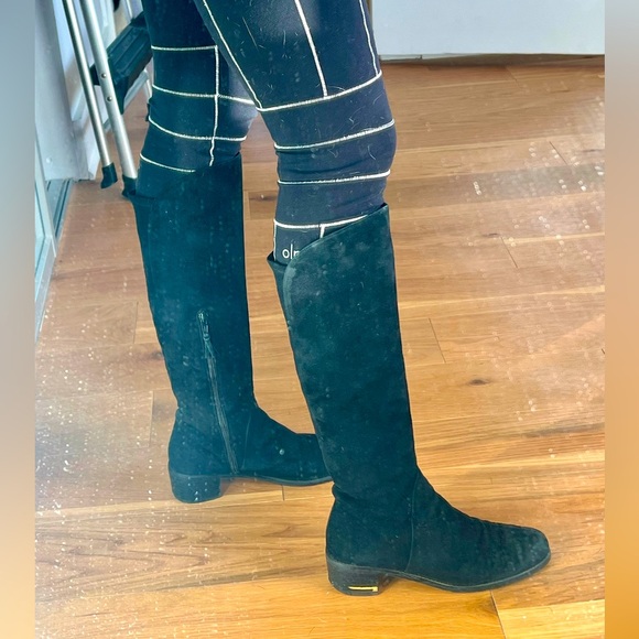 Stuart Weitzman Suede Knee High Boots - Picture 4 of 5